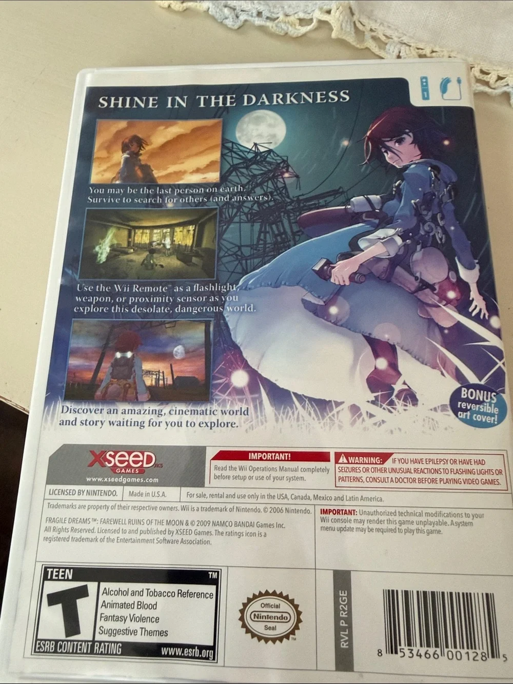 Fragile Dreams: Farewell Ruins of the Moon (Wii) - Blue Edition by XSEED
